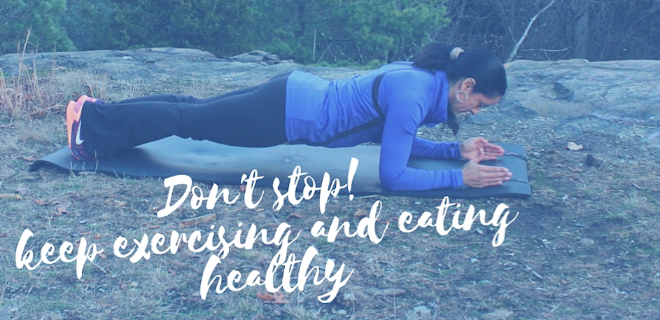 don't stop exercising